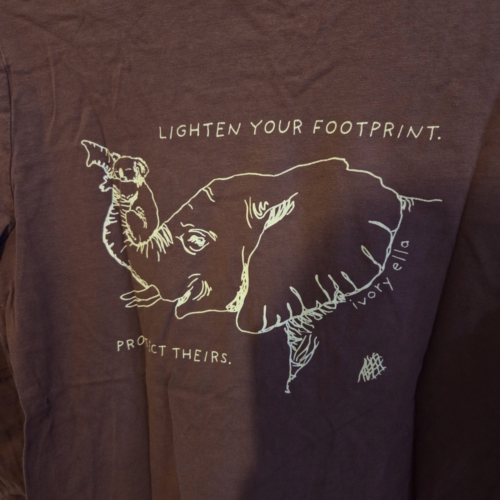 Ivory Ella Purple Long Sleeve Tee - Picture 3 of 5